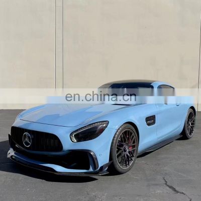 Runde Carbon Fiber Material For Mercedes-Benz AMG GT PD Style Body Kit Front Bumper Grille Rear Lip Diffuser Spoiler