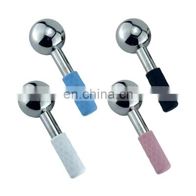 360 Rotate Ice Globes Stainless Steel Facial Roller, Cold Massager Roller