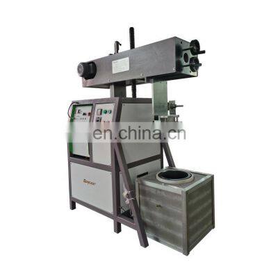 Small upward continuous casting machine