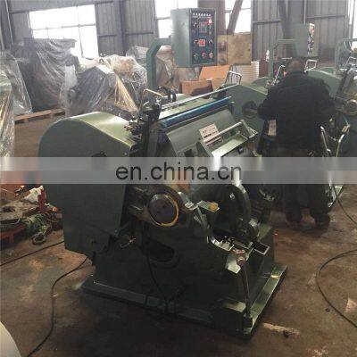 ML750 Manual Feed Flatbed Paper Die Cutting and Creasing Machine, Corrugated Cardboard Carton Paper Platen Die Cutter Press photo-4
