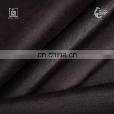 Oil/Waxed Surface Best Quality Wholesale Full Grain Sustainable 22 Sqft Vegetable Tanned Buffalo Genuine Leather photo-3