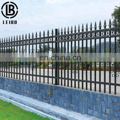 Privacy Galvanized Steel Panels Garden Powder Coated Picket Fence