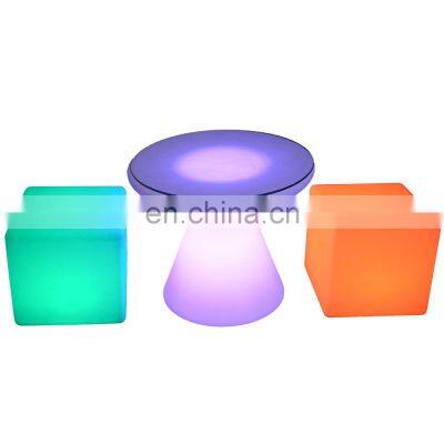 led bar furniture rentals party tables rgb light cube portable bar stool lounge chair