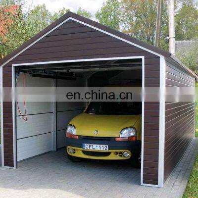 Easy Assemble Metal Carports Shed Roof Design Structural Steel Car Garage photo-4