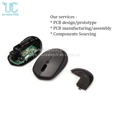 PCB Integrated Circuit Board PCBA Customizable Design Components Sourcing for Wireless Mouse Cordless Mouse WiFi Blueteeth Mouse PCBA