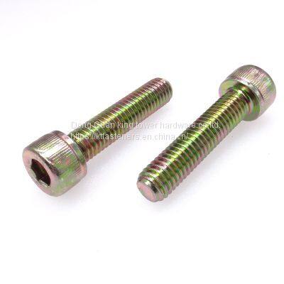 M8 Furniture Barrel Screw Zinc Planted Allen Screw Flat Round Hex Head for Furniture photo-5