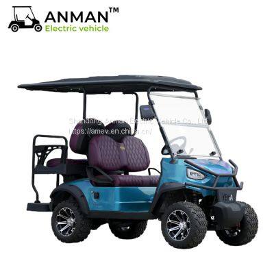 4-seater golf cart, electric scooter, club car