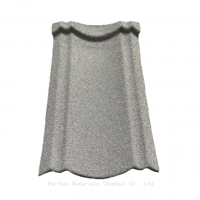 China Roofing Sheet Galvanlume Stone Color Coated Metal Roof Tiles Factory Price photo-5