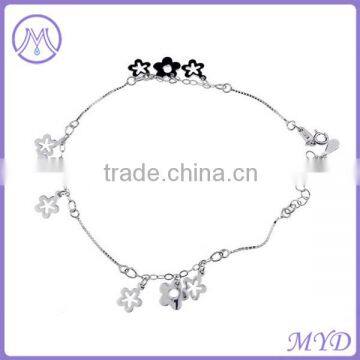 Fashion Jewelry Gold Plated Color Enamel Cherry Banana Fruit Charms Chain Girls Anklet photo-3