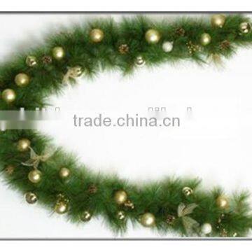Plastic Christmas Ball Garland,Plastic Christmas Balls With Opening,Custom Clear Plastic Christmas Pvc Garland photo-6