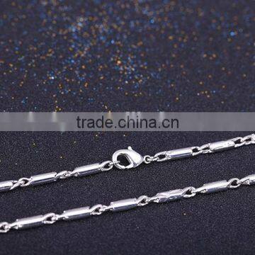 Good Selling Fashion Jewelry High Quality Rhodium Plated Chain Necklace photo-4