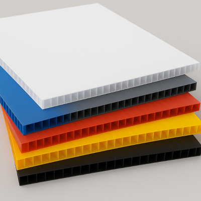 Multicolor Lightweight And Durable 2-12mm Corrugated Plastic Sheets photo-2