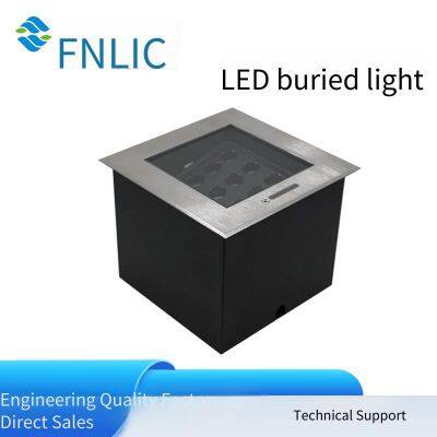 Плоские светодиодные встраиваемые фонари с регулируемым углом наклона, встраиваемые фонари из нержавеющей стали 304 с возможностью индивидуальной настройки, водонепроницаемые встраиваемые фонари с протоколом DMX512