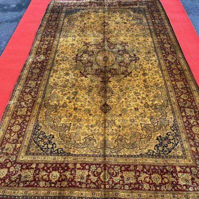 6x9 футов антикварная ручная коллекция шелковых персидских ковров