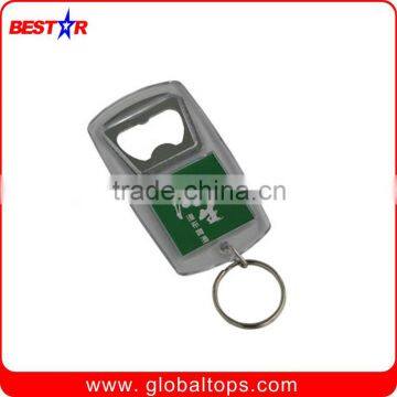 Plastic Bottle Opener Keychain