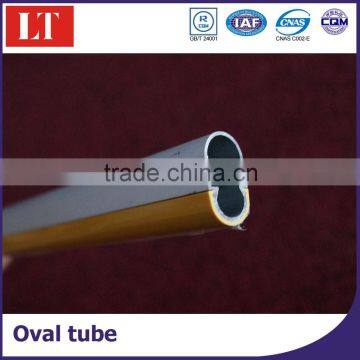 Oval tube aluminium tube for wardrobe accessories