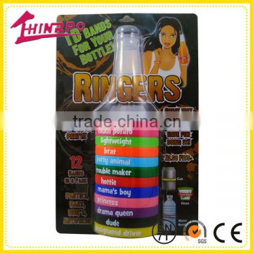 Wholesale & Top Selling silicone bottle band ,yiwu bracelets & bangles