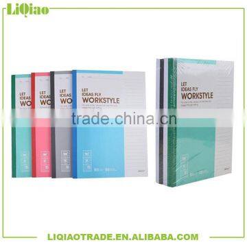 simple style colorful soft cover notebook for office
