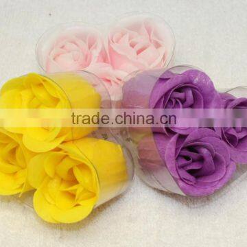 3pcs rose beauty bath flower soap