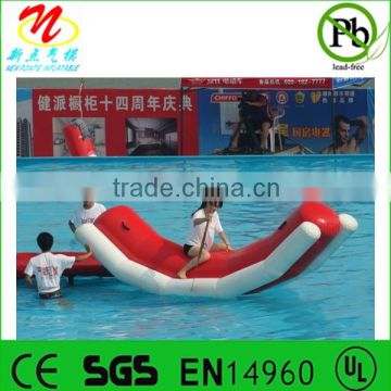 Inflatable water sport games inflatable totter/seasaw for pool/lake/beach/river/sea