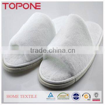 2014 White Washable Cheap Indoor Guest Personalized Hotel Slippers