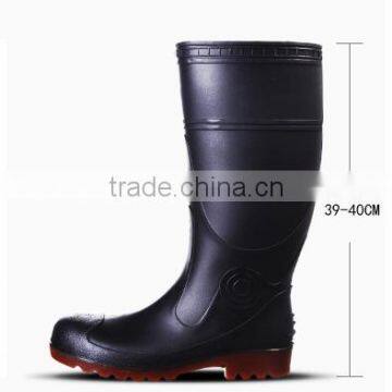 2015 Pvcblack Rubber Rain Boots For Men photo-2