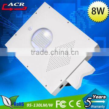 3 Years Warranty High Quality All In One Solar Street Light Small Solar Lights 8W