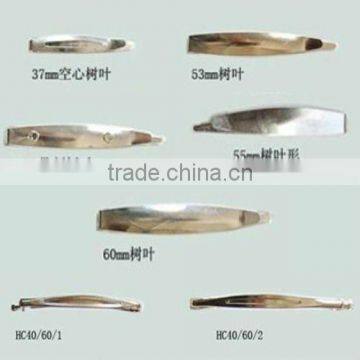 Fishion Leaf Design Hair Snap Clip