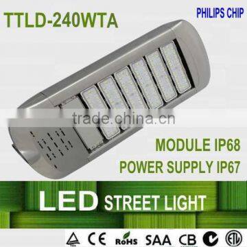 SOLAR LED STREET LIGHT,MODULAR 240W LED STREET LIGHT BY OSRAM LED light