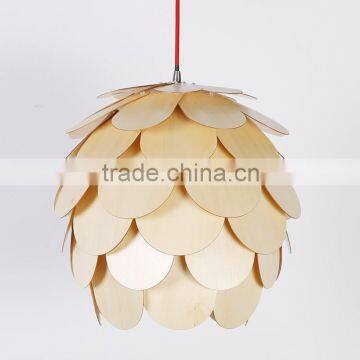 Modern Fancy Design Wooden Pendant Light for Home/hotel JK-8005B-32 LED Pendant Light photo-3