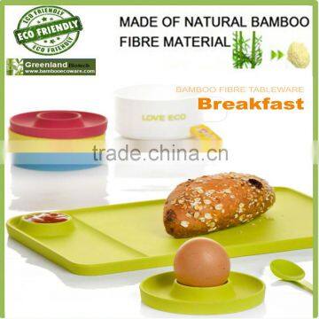 new design bamboo fiber breakfast plate,disposable bamboo fiber plate