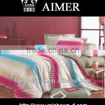 146 thread count 78x68 printed polycotton fabric/cvc fabric for bed sheet