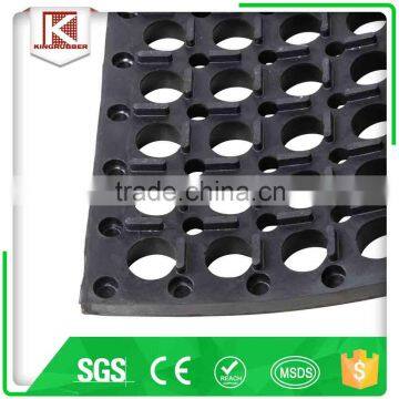 Heavy duty anti slip perforated rubber mats