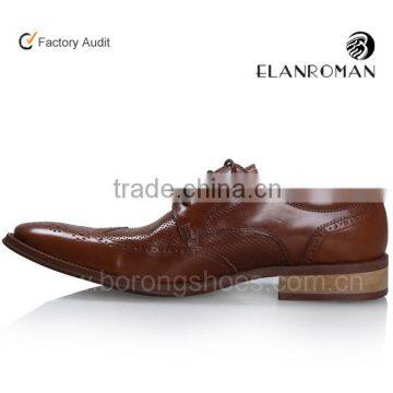New Design Men Dress Leather Shoe Brogues Design Man Business Office Shoes photo-3