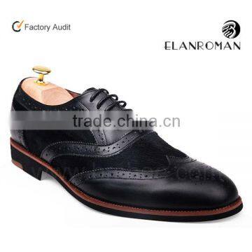 Genuine leather sole men brogues shoes goodyear shoes