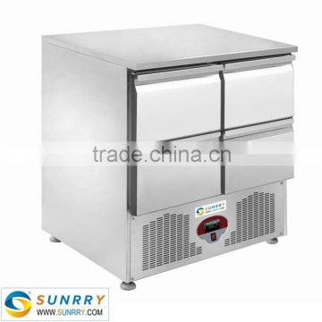 High Quality 4 Door Commercial Kitchen Work Table Refrigerator