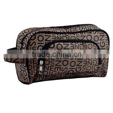 High quality 1680D printing polyester men toilerty pouch for travel