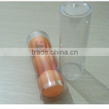 Clear PVC round plastic box