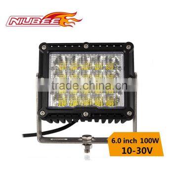 6" 100W factory price 4x4 truck led work light