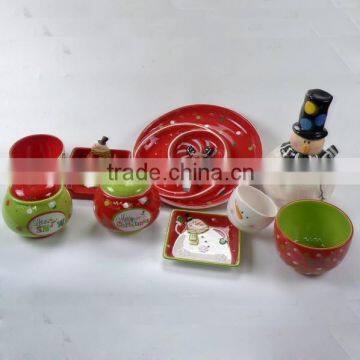 colorful design ceramic dinner set tableware