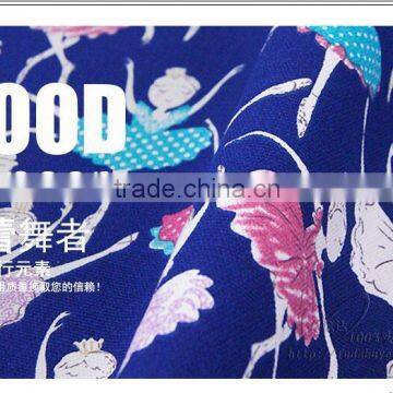 The New Dance Girl Printed Canvas Bags Shoes Fabric Hat Material photo-2