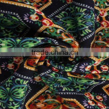 100% Cotton Fabric China Textiles Big Pattern Print for Beautiful One-piece Dress photo-5