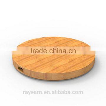 Bamboo Qi Wireless Phone Charging Pad Compatible With Samsung Galaxy S7, S7 Edge, Qi Compatible Charging Receivers photo-3