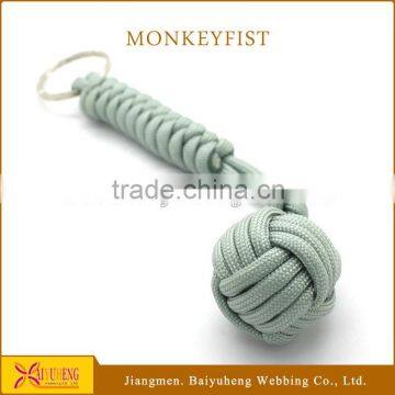 high quality fashional paracord carabiner monkey fist