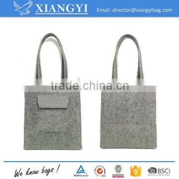 Recycling reusable costom logo promotion felt shopping handbag tote shopping bag                        
                                                                                Supplier's Choice