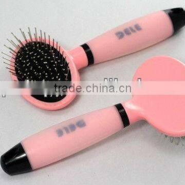 Pet Pin Brush with Silica Gel Handle