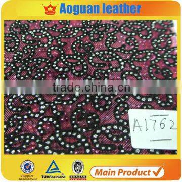 2015 free samples of new hot PU leather and fabric A1762