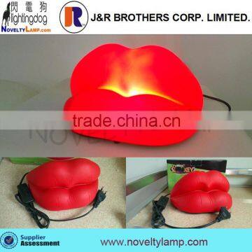 Big Size Decoration Lamp Red Lips Night Light
