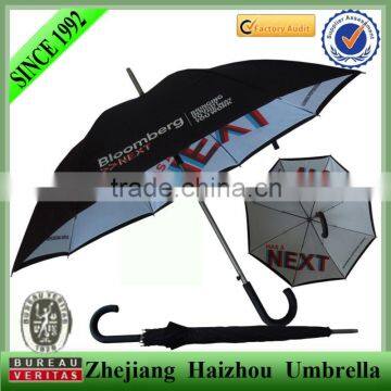 23'' windproof high quality promotional straight umbrella,gift umbrella