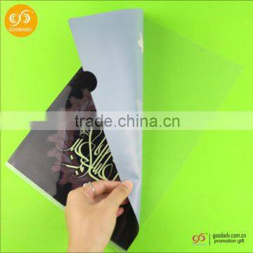 2015 High Quality plastic pp transparent A4 size hardcover file folder